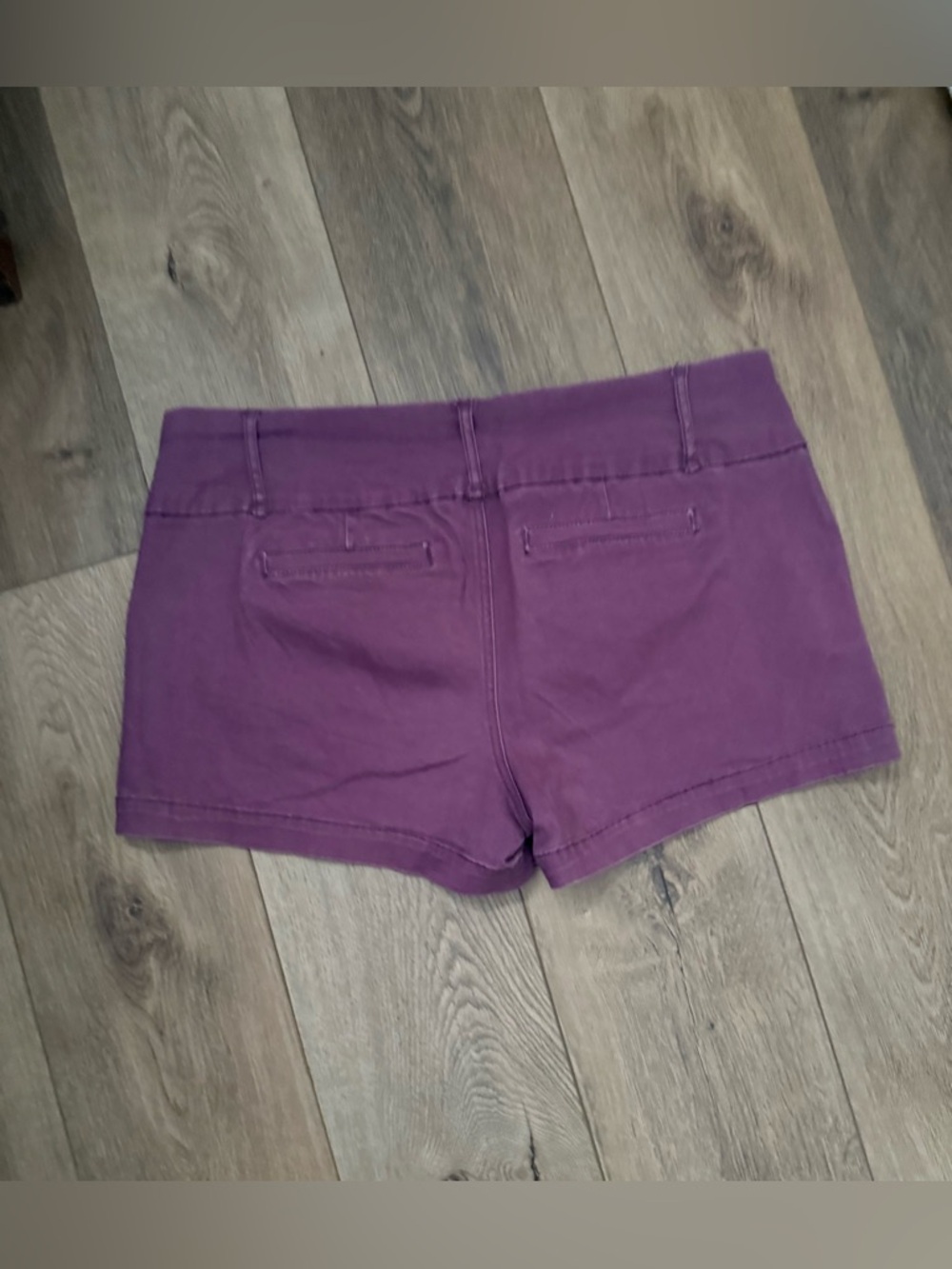Kismet Purple Low-Rise Jean Shorts